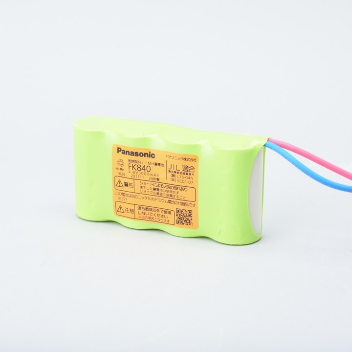 交換電池 FK840 4.8V 3000mAH｜ 株式会社プロサス｜防災・消防設備の