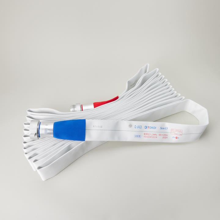 横井ホース 65φ×20m ネジ1.3MPa（折畳）｜ 株式会社プロサス｜防災