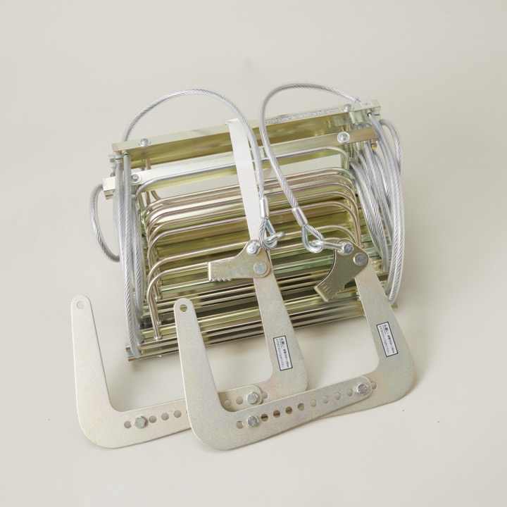 ワイヤ梯子 自在フック型 6号｜ 株式会社プロサス｜防災・消防設備の